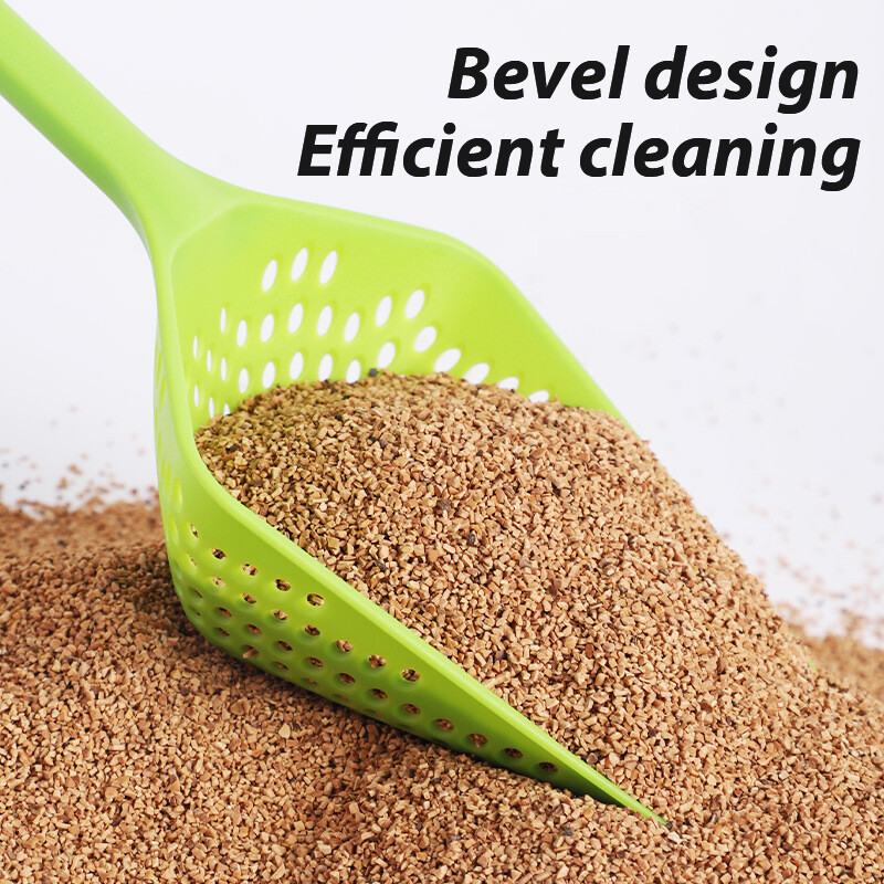 Didelis kačių kraiko samtelis PP plastikinis kačiukų kraiko dėklas.