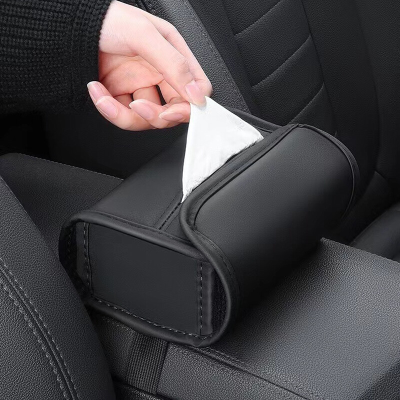 Automašīnas salvešu kastes pārsegs roku balstu kaste Saulessargs audu turētājs sēdekļa atzveltne, piekarināma automašīnām salvešu organizators Auto salona piederumi