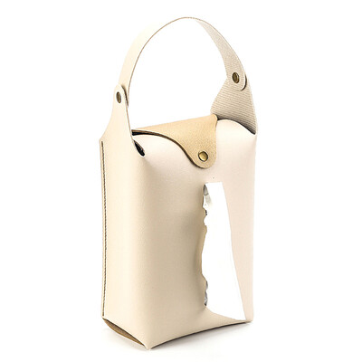 Automobilio galvos atramos audinių laikiklis Odinis popierinis rankšluosčių laikymo krepšys Šeimos kelionių organizatorius Dekoro transporto priemonės dekoravimo servetėlių dėklas