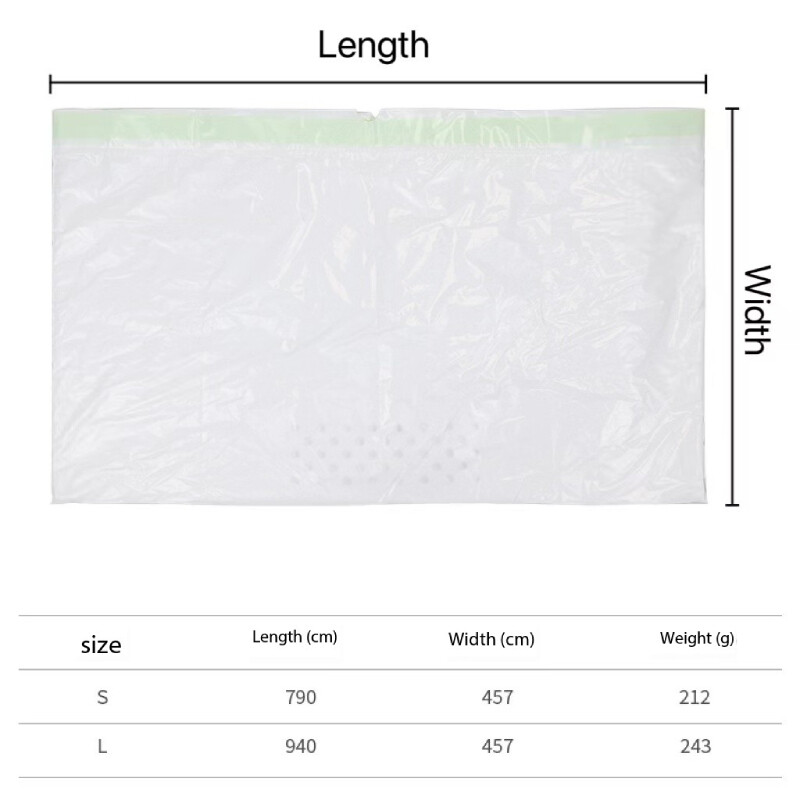 Dideli kačių išmatų maišeliai, skirti kačių kraiko maišams sijoti, su raišteliu lengvai valomas kačių įdėklų maišelis