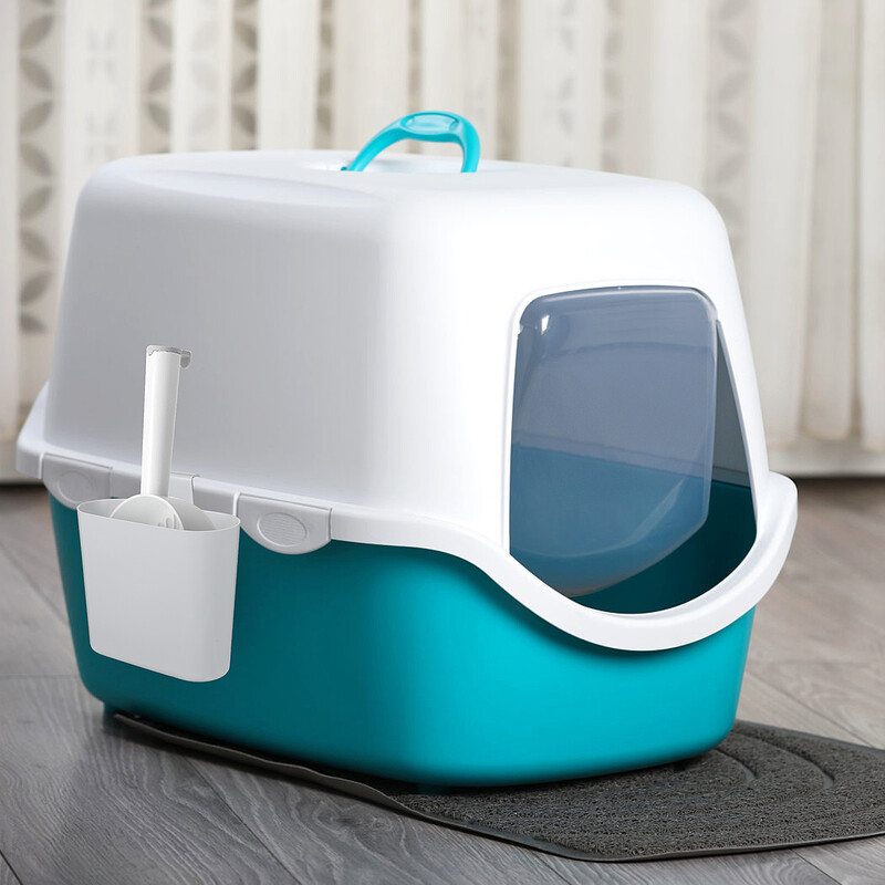 Kačių kraiko samtelio pagrindo laikikliai, stovai, lentynos, konteineriai, plastikiniai gyvūnėlių reikmenys