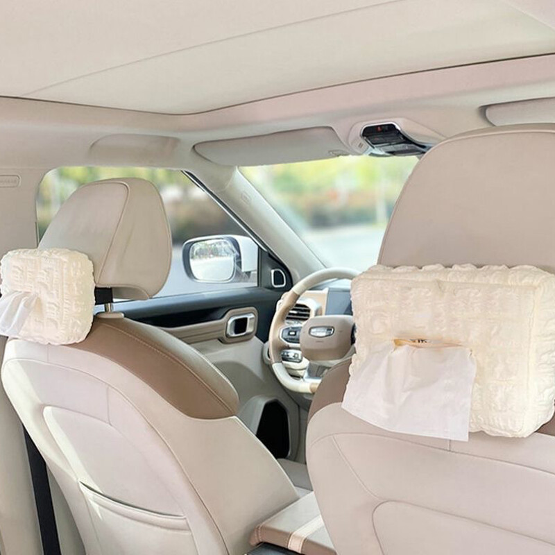 Automobilio servetėlių dėžutė Automobilio servetėlių dėžutė saugos diržo pečių pagalvėlės Miela ir paprasta patogi kelionės dovana