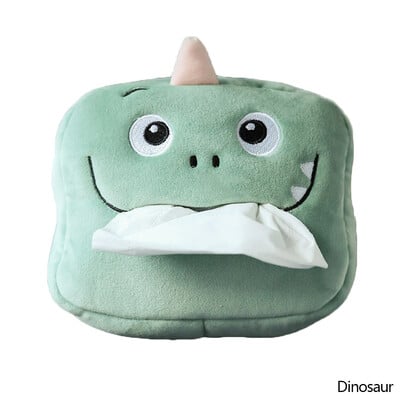 Kreslená roztomilá krabička na vreckovky do auta, kreatívny závesný typ do auta, kryt zásuvky, lakťová opierka na autosedačku, vrecko na vreckovky, kreslené roztomilé auto