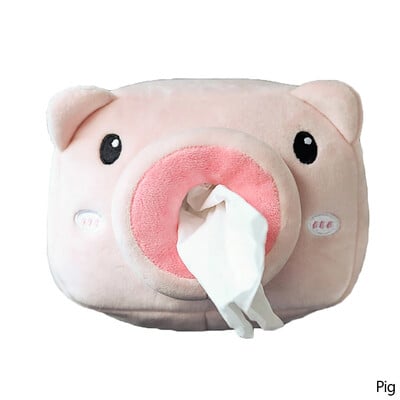 Kreslená roztomilá krabička na vreckovky do auta, kreatívny závesný typ do auta, kryt zásuvky, lakťová opierka na autosedačku, vrecko na vreckovky, kreslené roztomilé auto