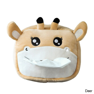 Kreslená roztomilá krabička na vreckovky do auta, kreatívny závesný typ do auta, kryt zásuvky, lakťová opierka na autosedačku, vrecko na vreckovky, kreslené roztomilé auto