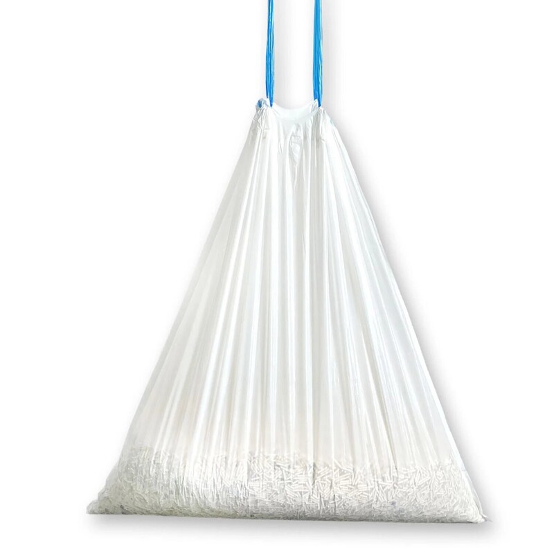 Tonepie Cutie de gunoi cu autocurățare pentru pisici Saci de caca Închidere cu șnur pentru Toaletă pentru pisici Tonepie Accesorii pentru animale de companie Doar 2 rulouri Saci de gunoi