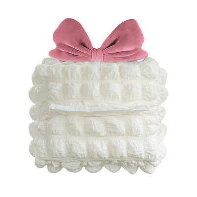 1 ks Krabička na vreckovky do auta s mašľou Krabička na vreckovky do auta Doplnky do interiéru auta