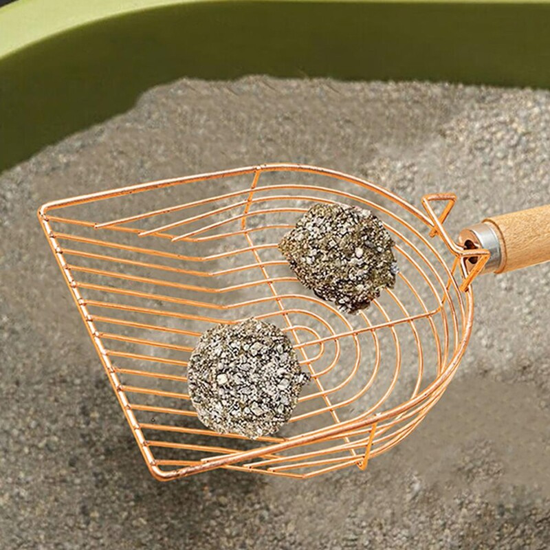 2024 Caca pentru animale de companie Lopata cu aderenta confortabila Lopata pentru asternut pentru pisici Suprafata pentru pisici Scooper pentru pisici Inoxidabil Litier sporit Otel U1U8