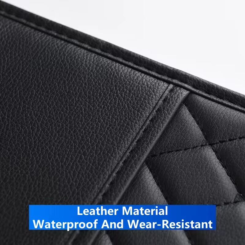 2024 m. daugiafunkcinis automobilio sėdynės laikymo krepšys, odinis laikymo krepšys, pakabinamas šiukšlių maišas, tinka daugeliui automobilių modelių