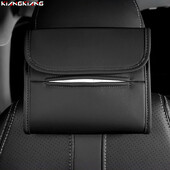 Nauja PU odinė automobilio audinio dėžutė, automobilio skydelis nuo saulės