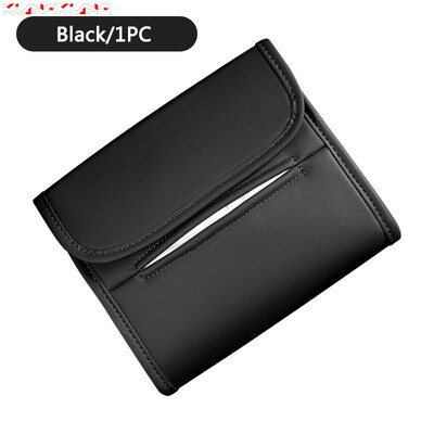 Nauja PU odinė automobilio audinio dėžutė, automobilio skydelis nuo saulės