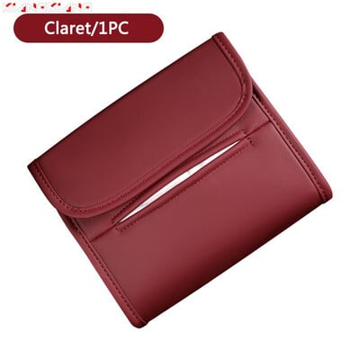 Nauja PU odinė automobilio audinio dėžutė, automobilio skydelis nuo saulės