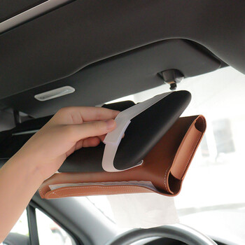 Car Tissue Box Συνοπτικό στυλ Κρεμαστό Car Tissue Box Concis Creative Car Χαρτί Συρταριέρα Κουτί Αυτοκινήτου Εσωτερική Διακόσμηση Αξεσουάρ αυτοκινήτου