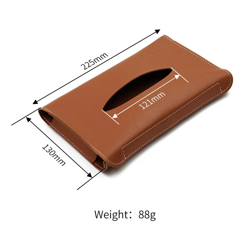 Automobilio servetėlių dėžutė glaustai pakabinama automobilio servetėlių dėžutė Concis Creative Car Popier Dėžė Automobilio vidaus apdaila Automobilių priedai