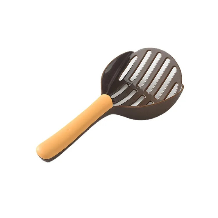 Lopata na mačacie stelivo, plastová lopatka na mačacie hovienka so základňou, nástroj na čistenie domácich zvierat, produkty na mačacie toalety, odolná lopata na čistenie mačacích debničiek