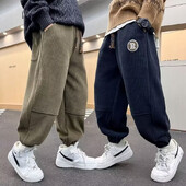 New Boy Sweatpants Παιδικά Casual Παντελόνια Κορεατικά αθλητικά παντελόνια Hip-hop High Street Φθινοπωρινά παιδικά ρούχα υψηλής ποιότητας 2024