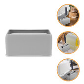 Kačių kraiko samtelio laikiklis Universalus kačių kraiko samtelio stovas Patvarus laikymo konteineris vonios kambario šiukšliadėžės valymas laikiklis pilkas