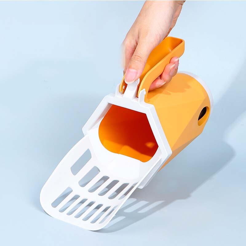 Kačių kraiko kastuvas, skirtas naminių gyvūnėlių filtrui valyti tualeto šiukšlių rinktuvą kačių reikmenys, kačių kraiko dėžutės savaiminis išsivalymas