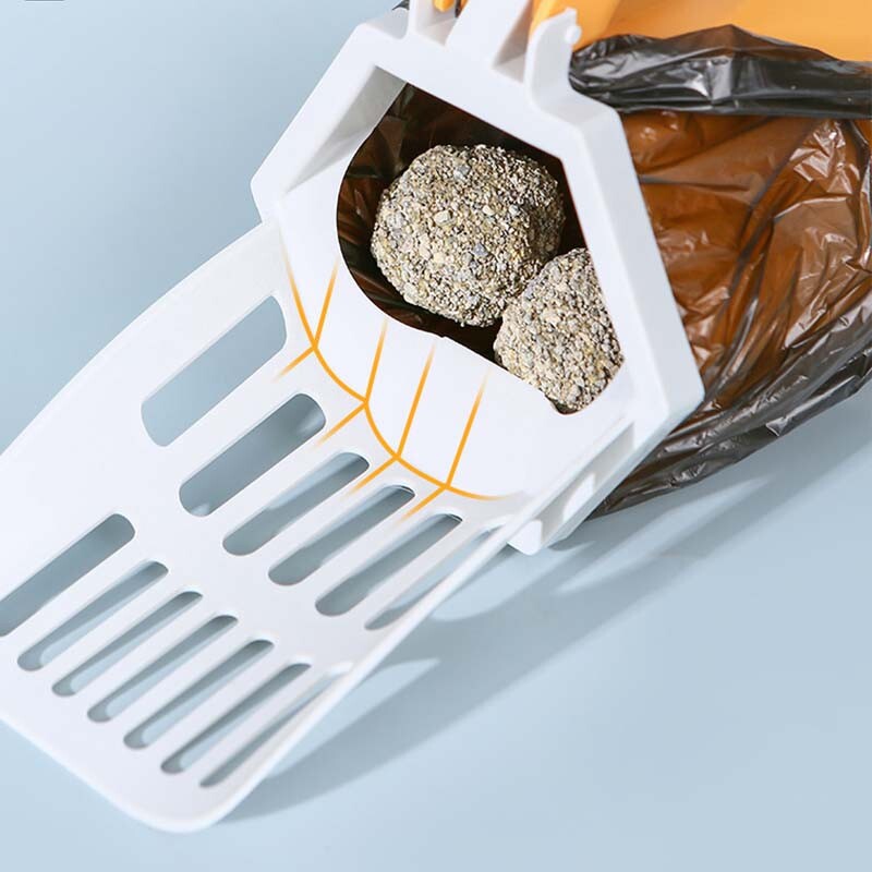 Kačių kraiko kastuvas, skirtas naminių gyvūnėlių filtrui valyti tualeto šiukšlių rinktuvą kačių reikmenys, kačių kraiko dėžutės savaiminis išsivalymas