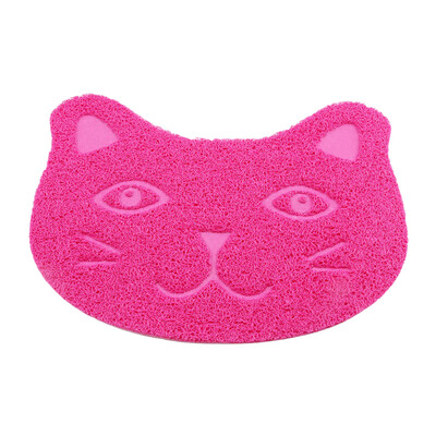 PVC kačių kraiko kilimėlių spintelė Neslystantis padėklas, sekantis mažų naminių gyvūnėlių gaudymo kilimėlius, kačių sijojimą