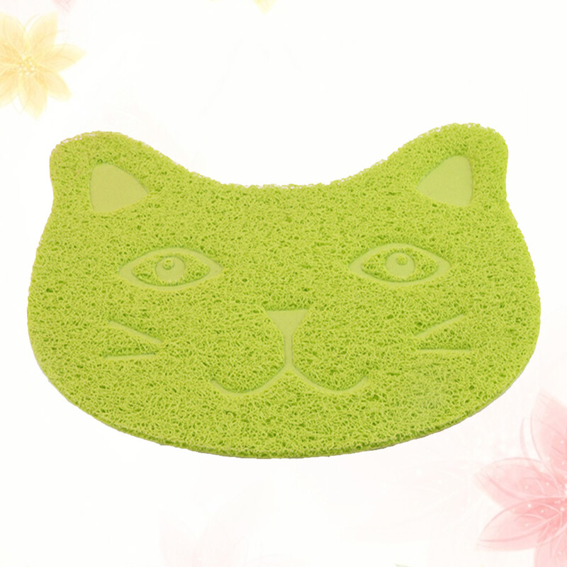 PVC kačių kraiko kilimėlių spintelė Neslystantis padėklas, sekantis mažų naminių gyvūnėlių gaudymo kilimėlius, kačių sijojimą