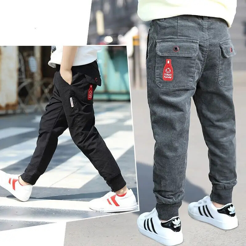 Laisvalaikės kelnės berniukams Pavasario rudens Vaikų Drabužiai Nauji, 2022 m. madingi vaikiški drabužiai, laisvos jaunystės kelnės