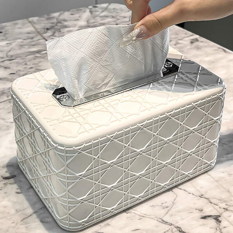 Nova kutija za maramice s uzorkom od ratana Kutija za papir za dnevni boravak Kutija za papirnate maramice za radnu površinu Kutija za maramice za automobil Kutija za toaletne maramice