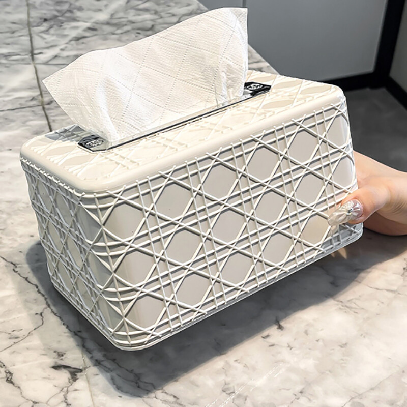 Nova kutija za maramice s uzorkom od ratana Kutija za papir za dnevni boravak Kutija za papirnate maramice za radnu površinu Kutija za maramice za automobil Kutija za toaletne maramice