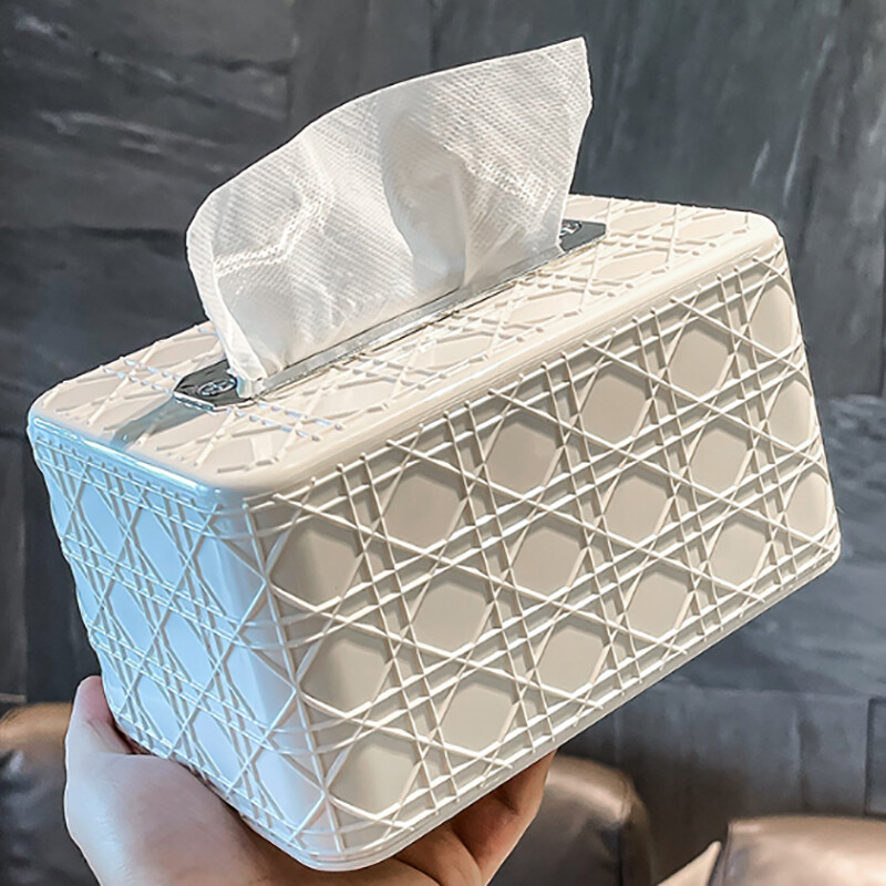 Nova kutija za maramice s uzorkom od ratana Kutija za papir za dnevni boravak Kutija za papirnate maramice za radnu površinu Kutija za maramice za automobil Kutija za toaletne maramice