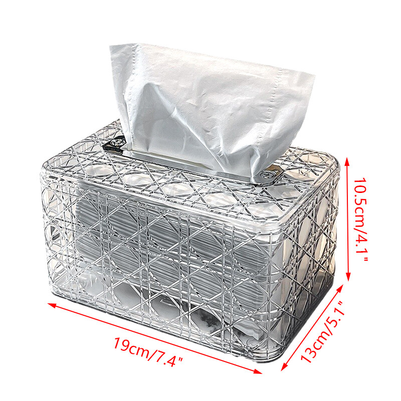 Nova kutija za maramice s uzorkom od ratana Kutija za papir za dnevni boravak Kutija za papirnate maramice za radnu površinu Kutija za maramice za automobil Kutija za toaletne maramice