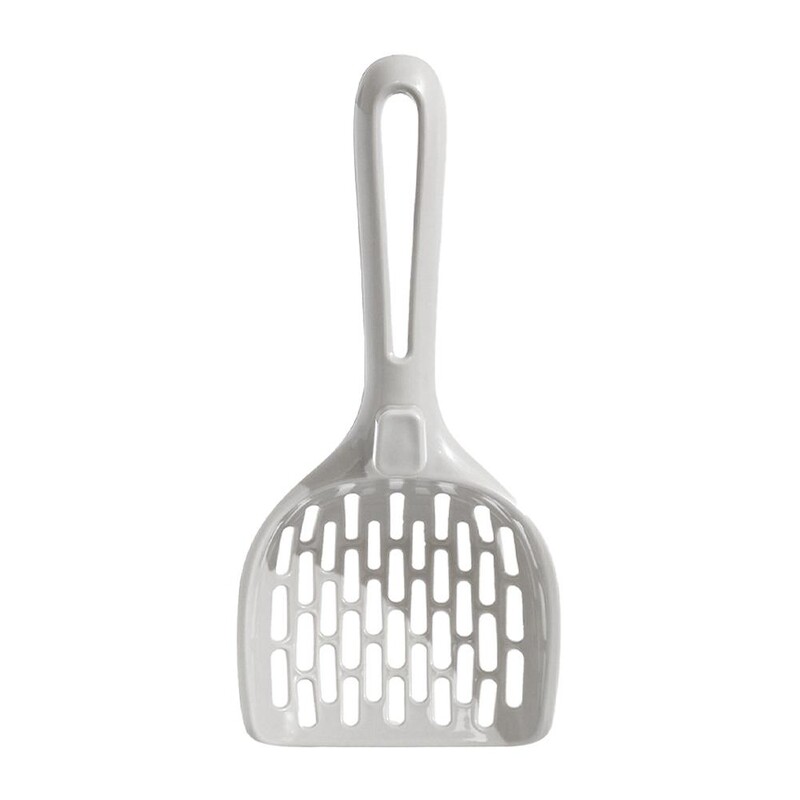 Cutitură pentru așternut pentru pisici Grilă scheletizată Lopă pentru așternut din plastic Litier pentru pisici Curățat pe toaletă Cutie de instrumente pentru animale de companie