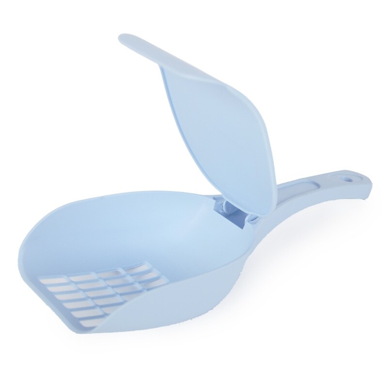 Izturīga bieza kaķu pakaišu lāpsta kaķu liekšķere Lāpsta atkritumu paplāte mājdzīvnieku izkārnījumu tīrīšanas rīks Plastmasas kaķu smilšu tualetes tīrīšanas karotes