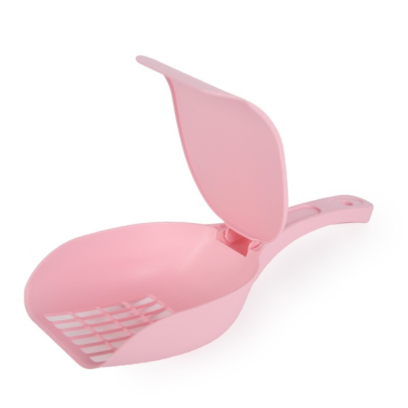 Izturīga bieza kaķu pakaišu lāpsta kaķu liekšķere Lāpsta atkritumu paplāte mājdzīvnieku izkārnījumu tīrīšanas rīks Plastmasas kaķu smilšu tualetes tīrīšanas karotes