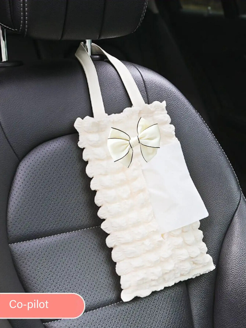 1tk uus auto salvrätiku kast temperament Puff autoistme rippuv paberkarp Cartoon Bear autorätikuga