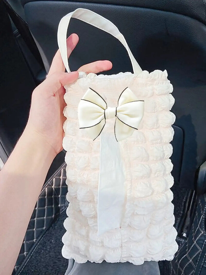 1tk uus auto salvrätiku kast temperament Puff autoistme rippuv paberkarp Cartoon Bear autorätikuga