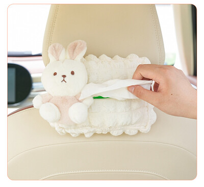 Catone Bear Rabbit κουτί χαρτομάντιλο αυτοκινήτου Puff box Κρεμαστό χάρτινο κουτί αυτοκινήτου Χαριτωμένο πολυλειτουργικό χαρτομάντιλο αυτοκινήτου