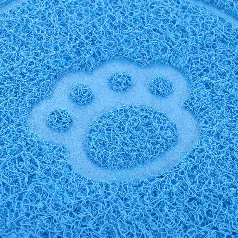 Macskaalom szőnyeg Csúszásmentes kutya macska kiskutya cica edénytál étel víz alátét (szürke) kisállat szőnyeg