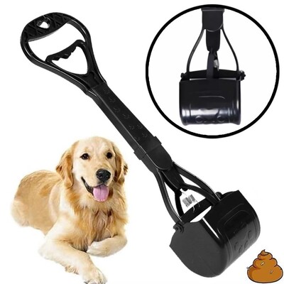 Pet Pooper Scoop Long Handle Poop Scooper for Dog Petpy Pooper Scoop Cleaning Shovel Tools E0P9