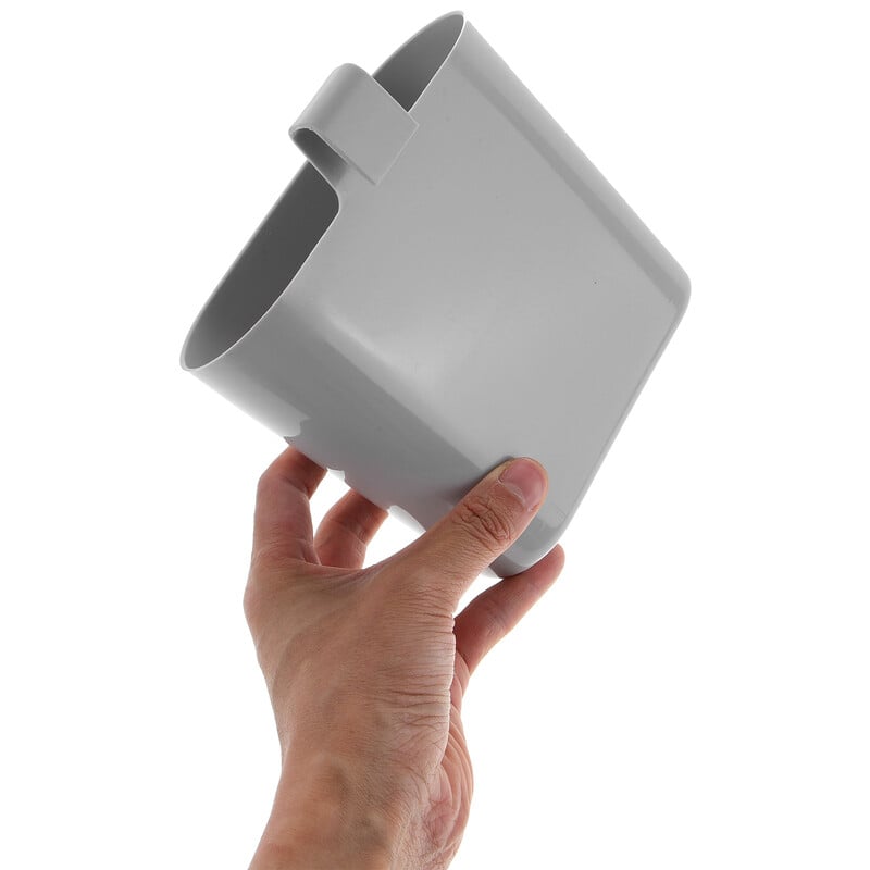 Kačių kraiko kastuvo laikiklis naminių gyvūnėlių kraiko kastuvo stovas Universalus kačių kraiko dėžutės pakabinamas kastuvo laikiklis Valymo laikymo priedai Pilka