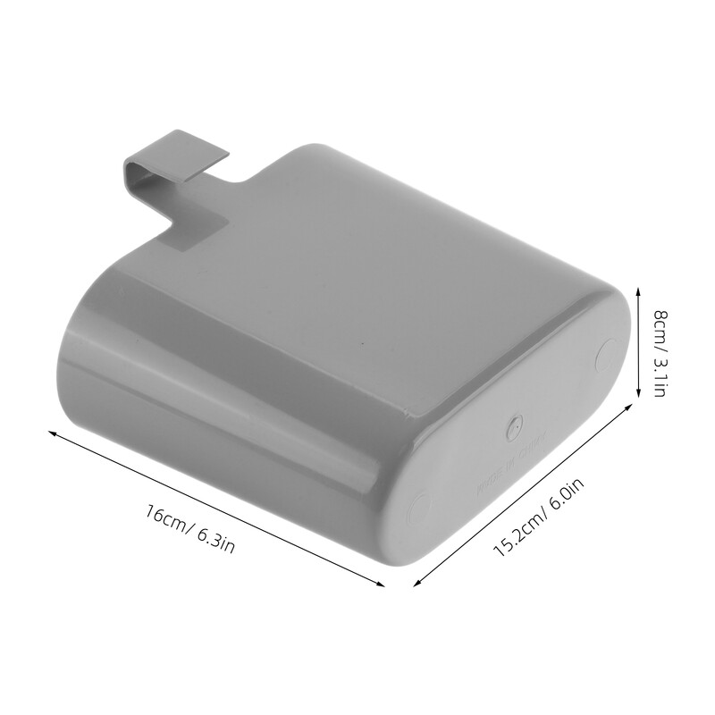 Kačių kraiko kastuvo laikiklis naminių gyvūnėlių kraiko kastuvo stovas Universalus kačių kraiko dėžutės pakabinamas kastuvo laikiklis Valymo laikymo priedai Pilka