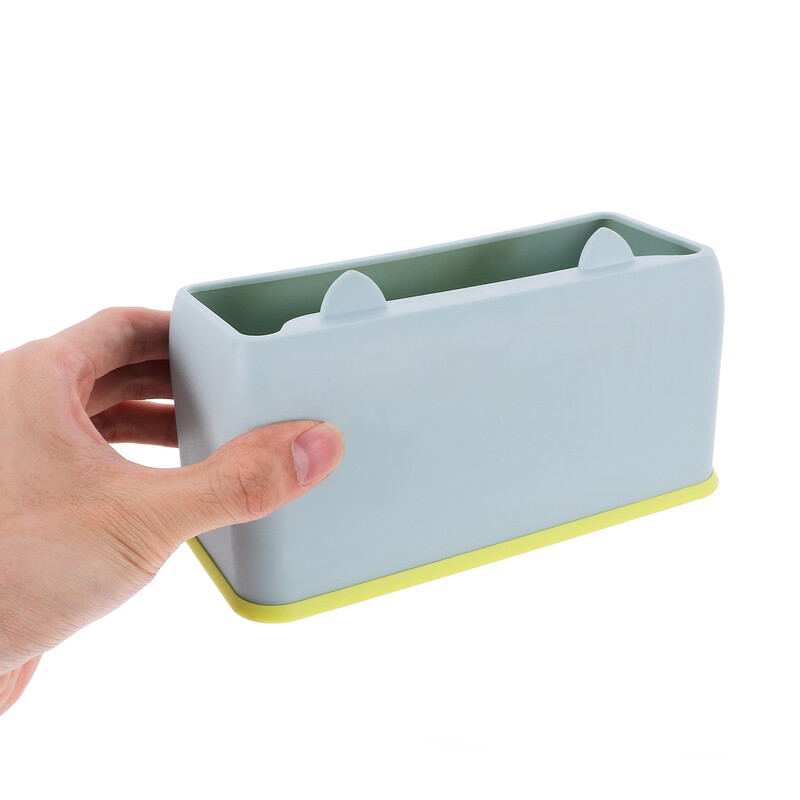 Suport de bază cu linguriță pentru gunoi pentru pisici Suport pentru linguriță Coș Pubele de gunoi de birou