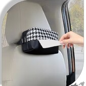 Κουτί χαρτοπετσέτας αυτοκινήτου Βάση χαρτοπετσέτας σκανδιναβικού στυλ Κεντρική κονσόλα αυτοκινήτου Υποβραχιόνιο χαρτοπετσέτας Κουτί ηλιοθεραπείας πίσω κάθισμα Θήκη χαρτιού με σταθερό ιμάντα