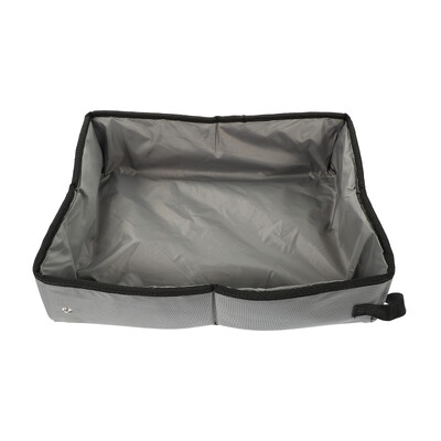 Dėžės Sulankstomos kačių kraiko dėžės Sulankstomos dėžės smėlio laikiklis Nešiojamas Juodos spalvos Kelionės