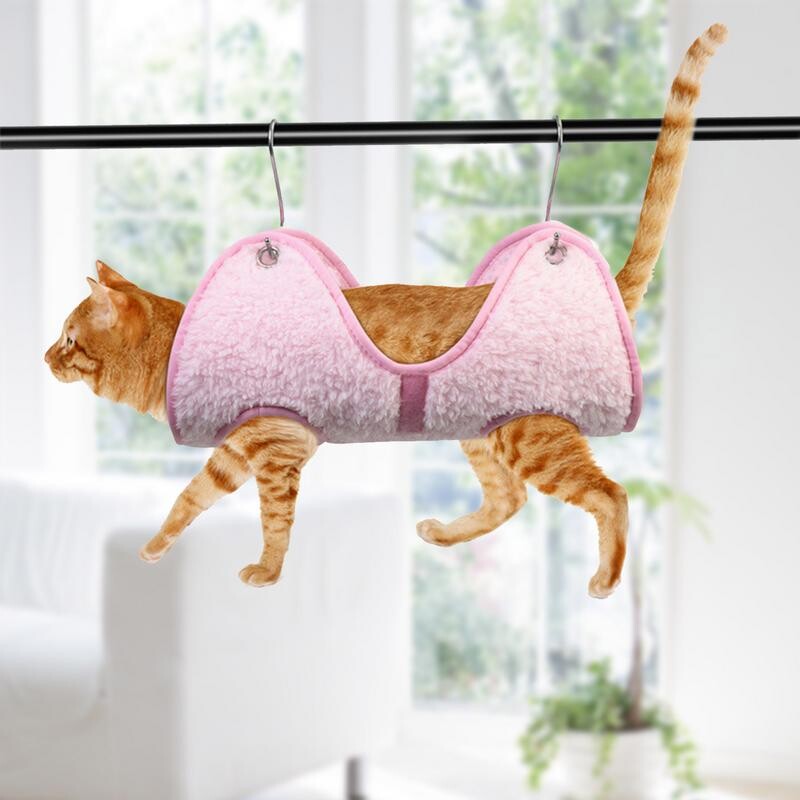 Hamac durabil pentru îngrijirea animalelor de companie Geanta de reținere pentru animale de companie Ham pentru agățat pentru câini Suport pentru câini pentru examinarea tăierea unghiilor tăierea urechilor