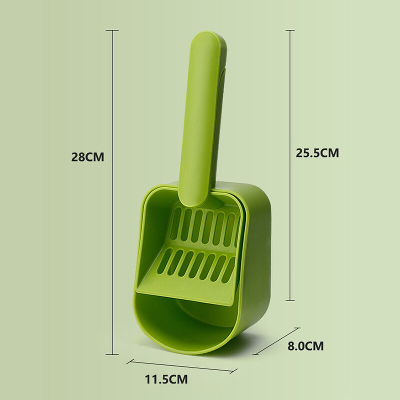 Hot family daudzfunkcionāli viegli kaķu pakaišu mājdzīvnieku tīrīšanas rīki ABS materiāla kaķu tīrīšanas piederumi