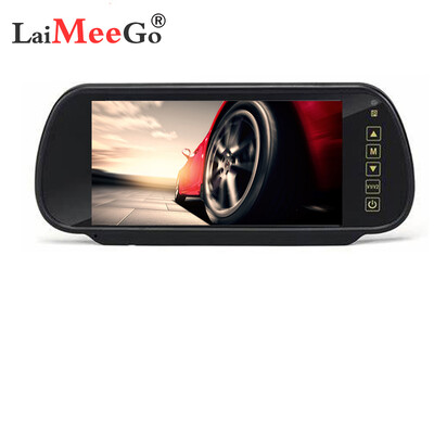 Ecran LCD TFT de 7 inchi Monitor pentru mașină Oglindă retrovizoare Monitor pentru parcare marșarier + Cameră retrovizoare nocturnă