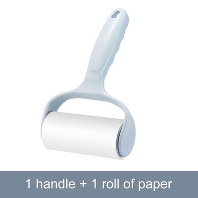 Nuplėšiamas pūkelių volelis Lipnus ritininis popierius dulkių valytuvas naminių gyvūnėlių plaukų rūbai kilimų šukelių šalinimo priemonė Keičiami valymo šepečio priedai