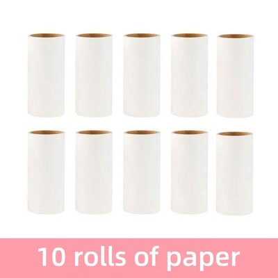 Nuplėšiamas pūkelių volelis Lipnus ritininis popierius dulkių valytuvas naminių gyvūnėlių plaukų rūbai kilimų šukelių šalinimo priemonė Keičiami valymo šepečio priedai