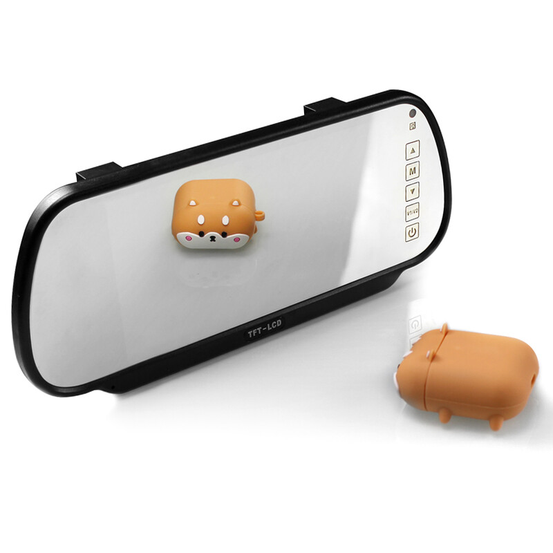 HD AHD 7 colių 12V–36V transporto priemonės galinio vaizdo veidrodžio parkavimo monitorius su 170° 1080P AHD atbulinės eigos kameros didelės raiškos veidrodžiu