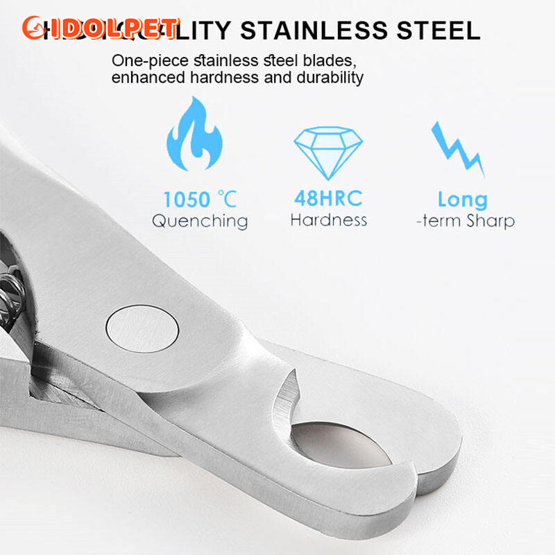 Profesionali naminių gyvūnėlių nagų kirpimo mašinėlė Sharp Safety gyvūnų priežiūros pirštų kirpimo mašinėlė nerūdijančio plieno pirštų kirpimo mašinėlė šunims ir katėms